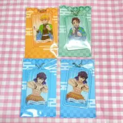 【新品】鬼滅の刃 ファミマ 炭治郎 善逸 伊之助 アクキー 4点セット
