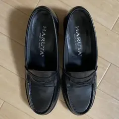 HARUTA レディース ローファー ブラック 24.5cmのサムネイル