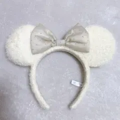 ミニー カチューシャ ホワイト 白 東京ディズニーランド　【未着用】