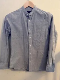 TRANS CONTINENTS グレー ボタンダウンシャツ M