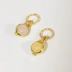 天然 ローズクォーツ  アラゴナイト ネックレス  ペンダントトップ