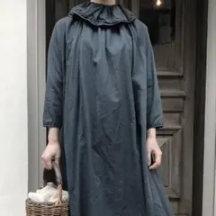 希少DOUBLE MAISON ロングワンピース 黒　ウール×シルク 日本製 2025年最新】DOUBLE MAISON ロングワンピースの人気アイテム - メルカリ