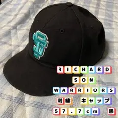 RICHARDSON WARRIORS 刺繍 キャップ 57.7cm 黒のサムネイル