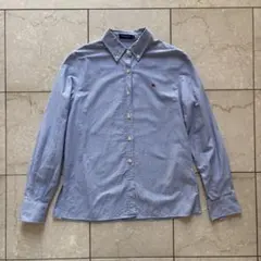 極美品 バーバリーロンドン メンズL 上質コットン ボタンダウンシャツ 