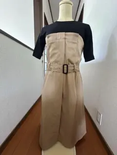MERCURYDUO ベルト付きオールインワン スカートサイズF