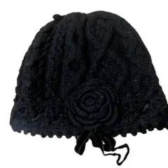 tricot comme des garcons ローズモチーフ　ニット帽 tricot comme des garcons ローズモチーフ ニット帽 - メルカリ
