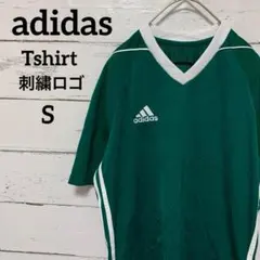 【アディダス】パフォーマンス刺繍ロゴTシャツ半袖　スリーライン　人気カラー.