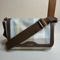 【未使用品】ブルーレーベルクレストブリッジ チェック ショルダーバッグ