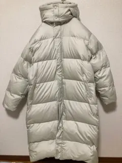 DESCENTE ダウンコート ベンチコート ロング 肩ロゴ