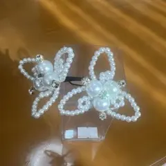 エレガントなパールヘアピンセット　かんざし