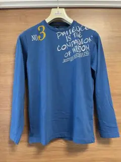 OVAL DICE ブルー 長袖Tシャツ L