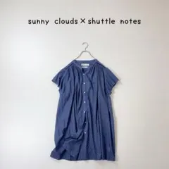 sunny clouds shuttle notes 大きいサイズ　チュニックのサムネイル