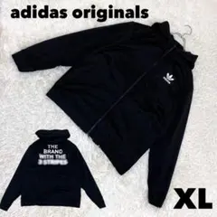 상태좋음 adidas アディダスオリジナルス パーカー ジャージ ブラック XL