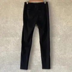 無印良品(M)スキニーパンツ＊伸縮性＊レギンス＊ウエストゴム＊シンプル＊無地＊黒