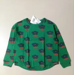 新品 MARKEY'S トップス 130cm お花 総柄 厚手ロンＴ長袖Tシャツ