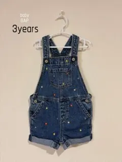 baby GAP デニムオーバーオール 3歳