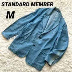 【スタンダードメンバー】 デニムジャケット Gジャン ジャケット ポケット付き