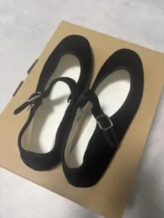 SVEC ブラック バレエシューズ