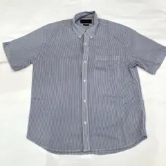 Abercrombie & Fitch ストライプ 半袖シャツ M