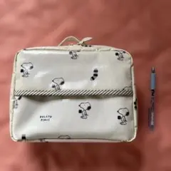 GELATO PIQUE スヌーピーおむつポーチ➕おむつ替えシート