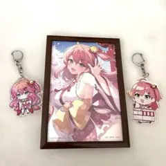 ホロライブ さくらみこ フレームスタンド　キーホルダー　3点セット