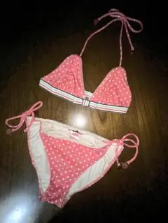 Juicy couture ジューシークチュールピンク ドット ビキニ 水着
