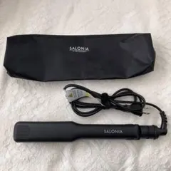 【美品】SALONIA ストレートヘアアイロン 35mm セラミック ロングヘア