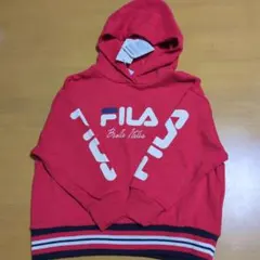 FILA レッド フード付き トレーナー 110