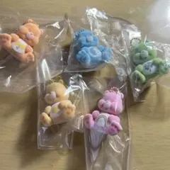 ケアベア フロッキーマスコット ガチャ5点セット