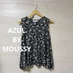AZUL BY MOUSSY★フラワープリント ノースリーブ フレアタンク 総柄のサムネイル