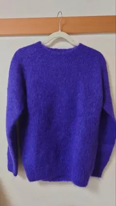 Harley of Scotland　モヘヤ クルーネックニット セーター