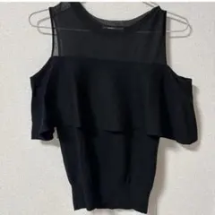 PROPORTION BODY DRESSING オフショル半袖ニット