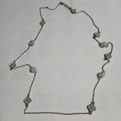 フラワーロングネックレス グリーン