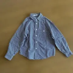 チェックシャツ　130