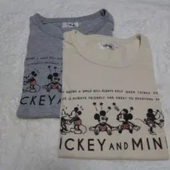 しまむら ミッキーマウス ロングTシャツ