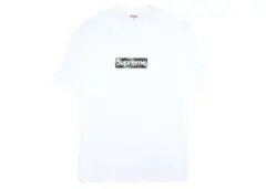 supreme Box Logo Tee カモ ホワイト サイズL