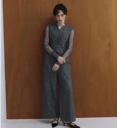 ANDRESD ボンディングレースオールインワンドレス