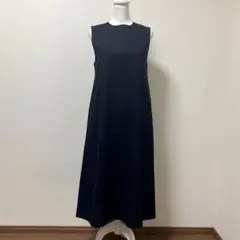 良品計画　無印良品　ワンピース　ナチュラル　春　 ノースリーブ　ワンピース