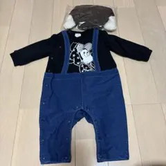本日限定！BABYDOLL ミッキー カバーオール 80cm 帽子セット