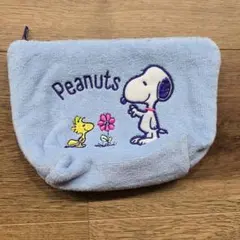 Peanuts スヌーピー ポーチ 水色 新品未使用