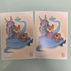 映画「ズートピア2」 入場者特典　キャラクター アートプリント A5