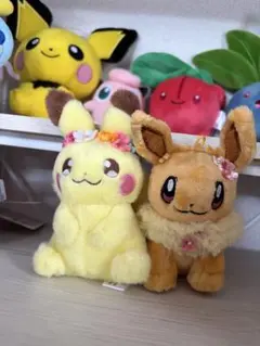 ポケモンセンター20周年 ピカチュウ＆シェイミ ぬいぐるみ - メルカリ