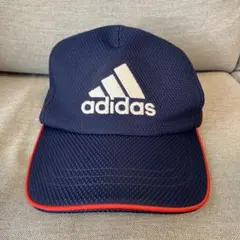 adidas キャップ キッズ ネイビー メッシュ