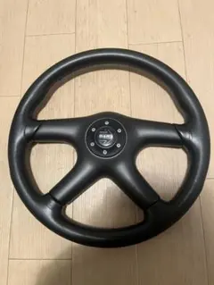 MOMO ステアリングホイール ブラック 4本スポーク - メルカリ