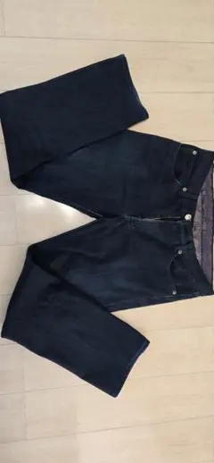 EDWIN WILD FIRE ダークブルー ストレートジーンズ