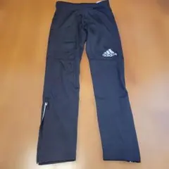 【adidas】キッズ140 インナースパッツジッパー付き 黒