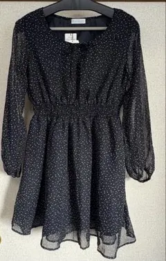 【未使用】イーハイフン シフォンワンピース