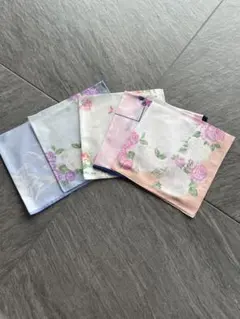 【新品】HANAE MORI 他 ブランドハンカチ 5枚セット 花柄 まとめ売り