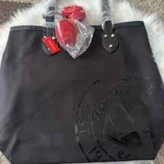 ブラックキャンバストートバッグのサムネイル
