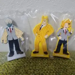 ヒロアカ 一番くじ 　ラバースタンド オールマイト　上鳴電気　障子目蔵　セット